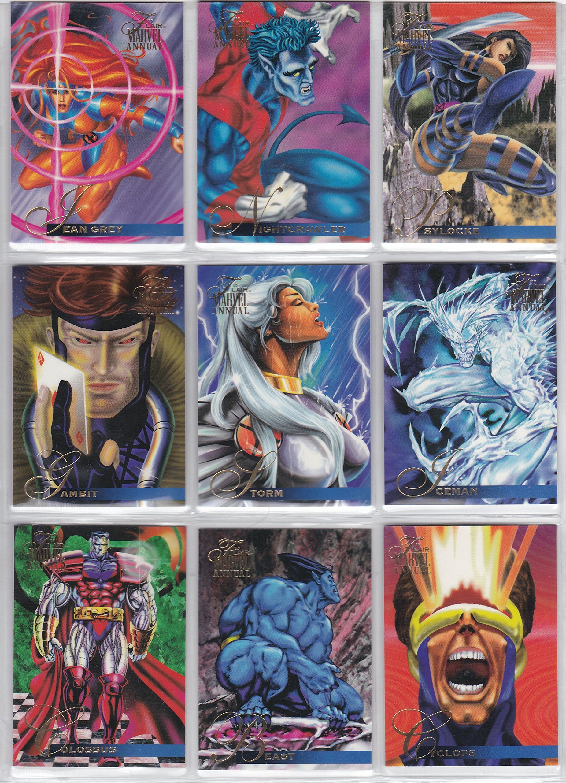 Amazon.com: ANGIEHAIE Marvel Flair Annual Base Set of 150 Cards NM